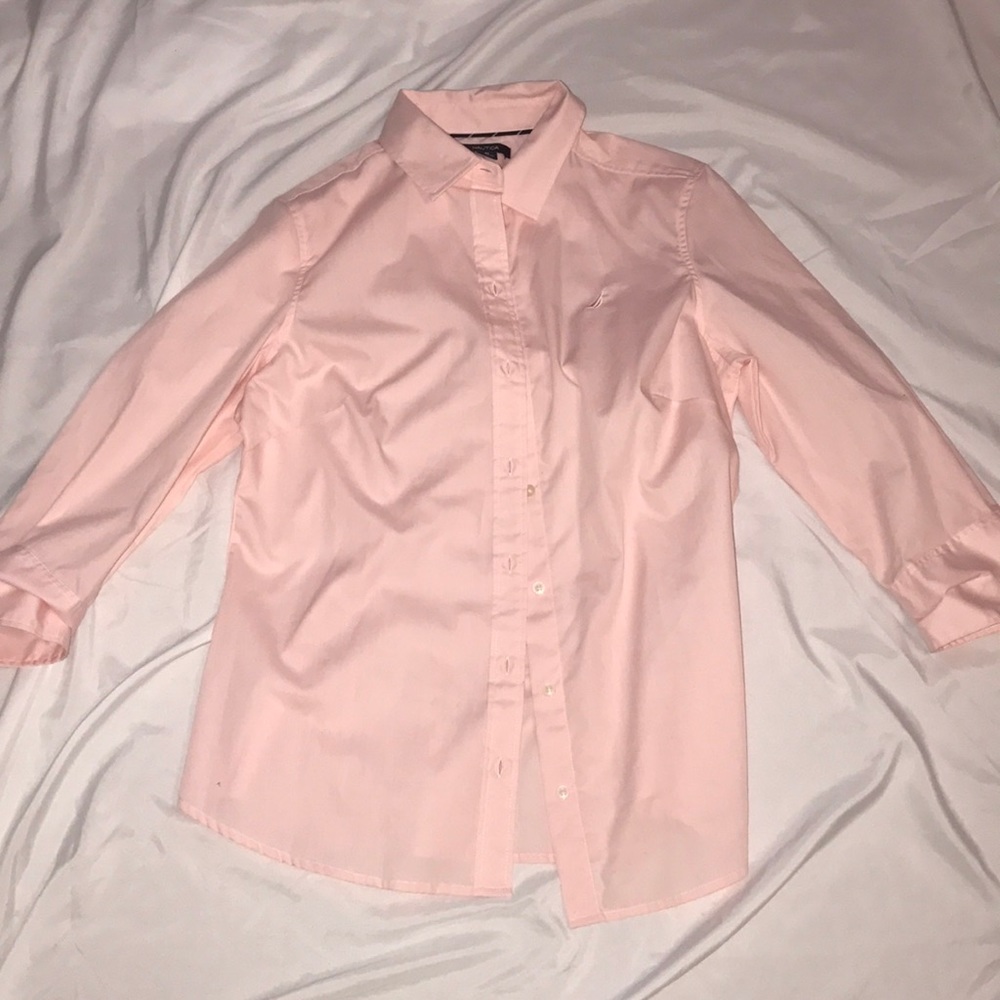Pink Nautica button down.